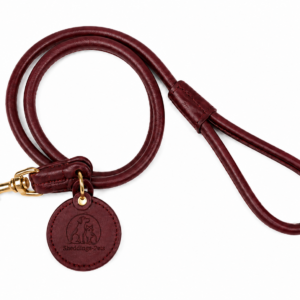 Sheddings Pets Round Leather Slip Dog Leash