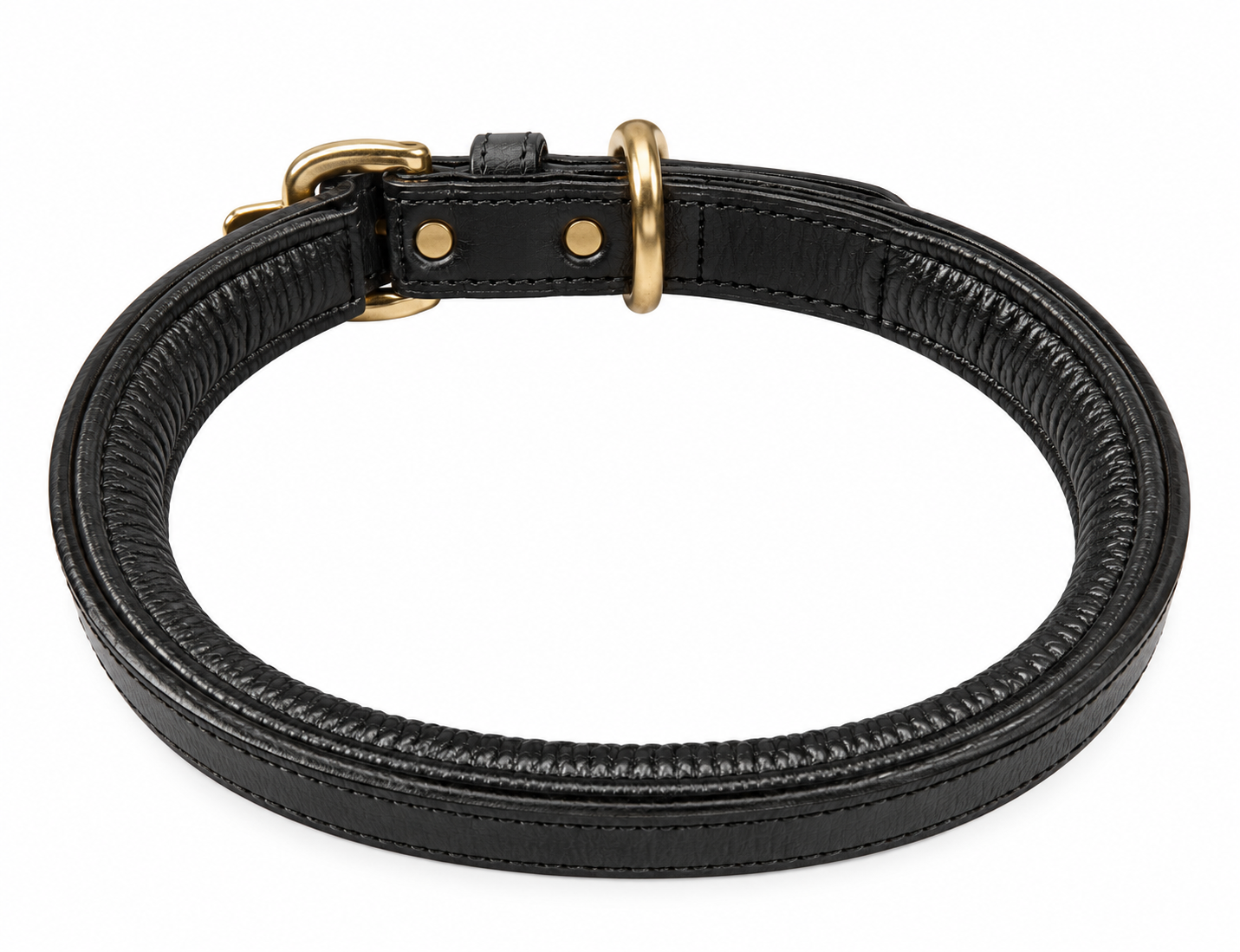 Sheddings Pets Round Leather Pet Collar - Image 4