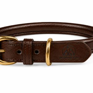 Sheddings Pets Round Leather Pet Collar