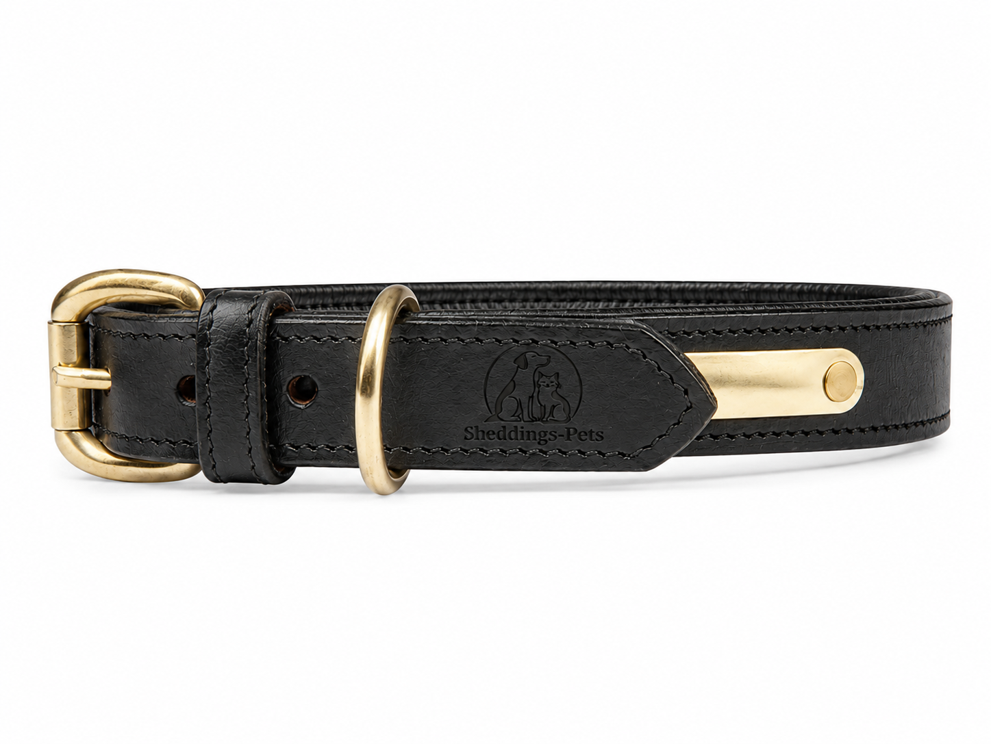 Sheddings Pets Round Leather Pet Collar - Image 5