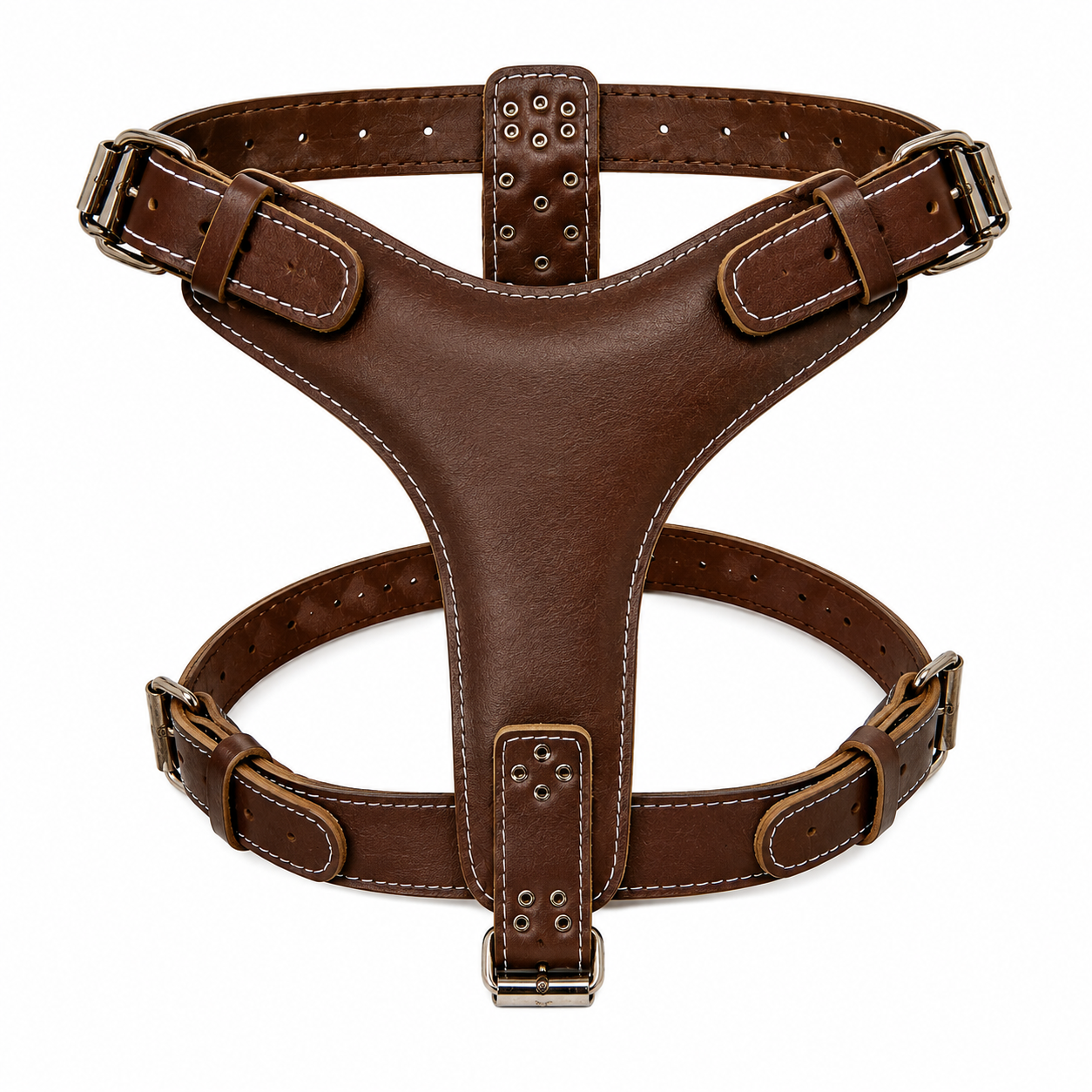 Sheddings Pets Adjustable Leather Pet Harness - Image 3
